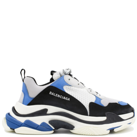 Balenciaga Triple S Trainer 'Black Blue' (536737 W09OH 1007)