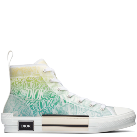 Dior Homme B23 High Kim Jones Shawn Stüssy 'Dior and Shawn Yellow Green' (3SH118YYL H661)