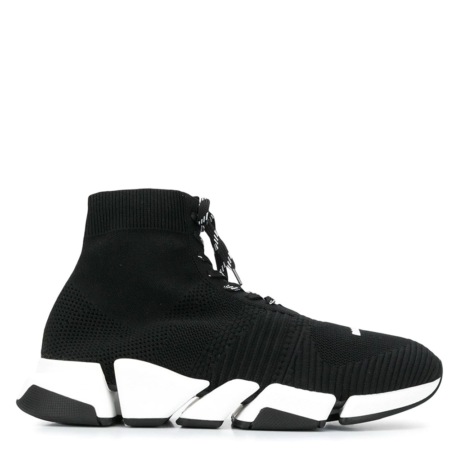 Balenciaga Speed Trainer 'Black with Lacing' (617258W1702)