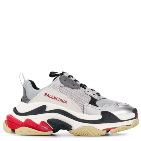 Balenciaga Triple S Trainer 'Red Grey with Red Logo' (W) (524039W09O3)