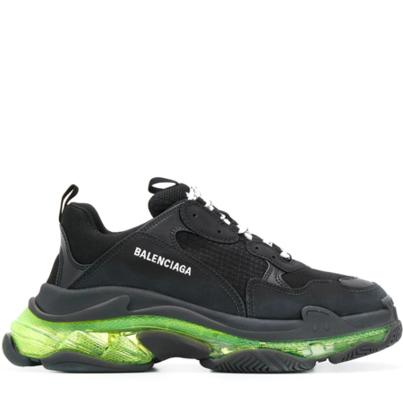 Balenciage Triple S Trainer 'Black Green' (541624W09ON)