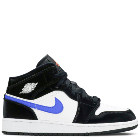 Air Jordan 1 Mid GS 'Black Racer Blue' (554725 084)