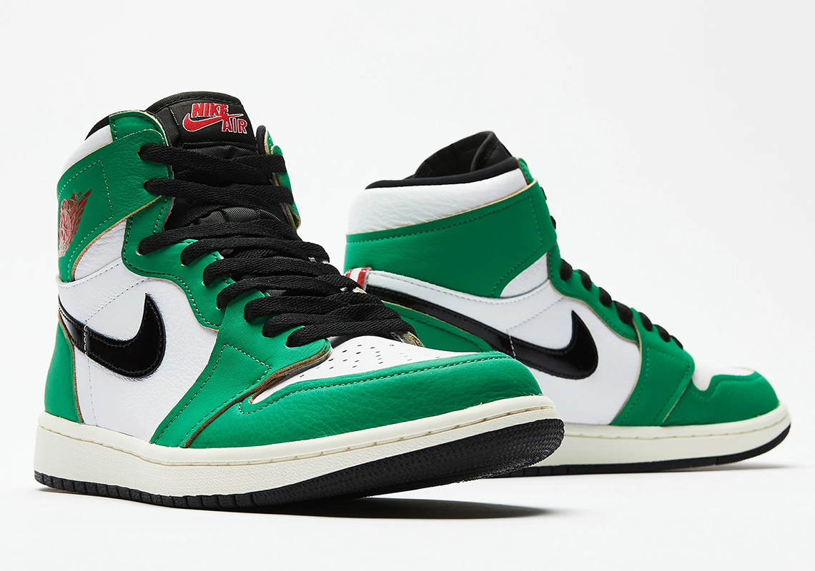 womens lucky green jordan 1