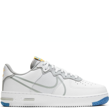 Nike Air Force 1 React 'Smoke Grey Gold' (CT1020 100)