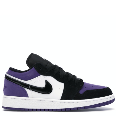 Air Jordan 1 Low 'Court Purple' (GS) (553560 125)