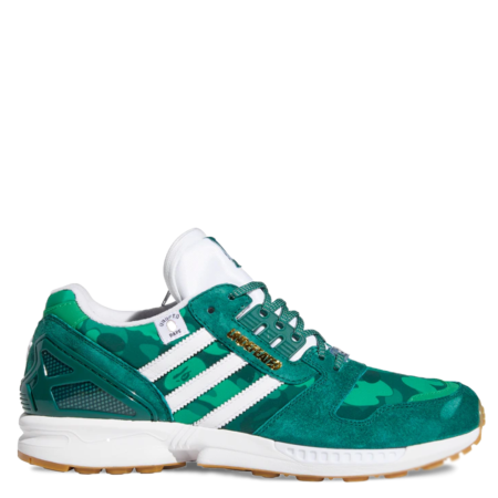 Adidas ZX 8000 BAPE X Undefeated ‘Green Camo’ (FY8851)