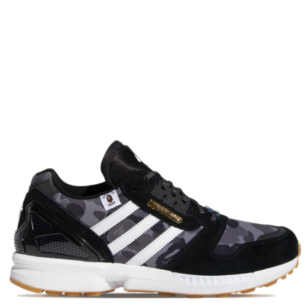 Adidas ZX 8000 BAPE x Undefeated 'Black Camo' (FY8852)