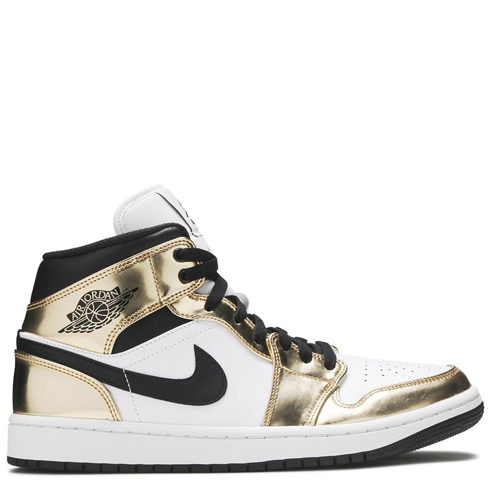 metallic gold jordan 1 mid