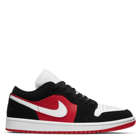 Air Jordan 1 Low 'Black White Gym Red' (W) (DC0774 016)