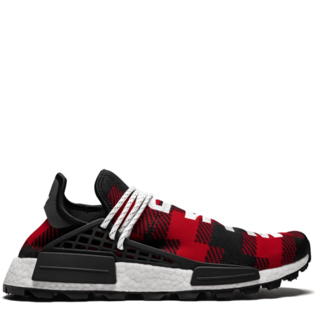 Adidas X Pharrell Williams Human Race NMD Trail 'Friends & Family Red Plaid' (EF7389)