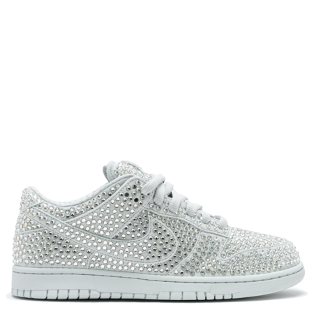 Nike Dunk Low Cactus Plant Flea Market x Swarovski 'Pure Platinum' (CZ2670 001)