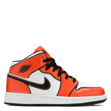 Air Jordan 1 Mid SE GS 'Turf Orange' (BQ6931 802)