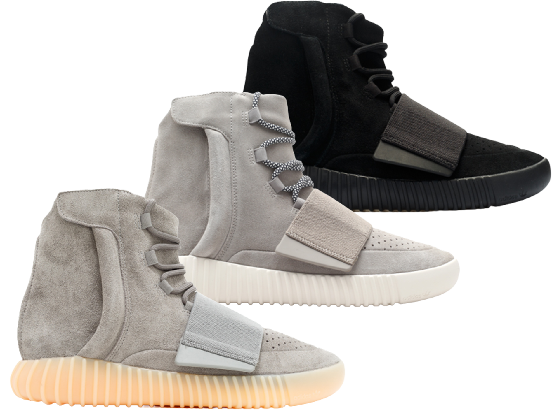 Adidas Yeezy Boost 750 ‘Triple Black’ 'OG' 'Grey Gum'