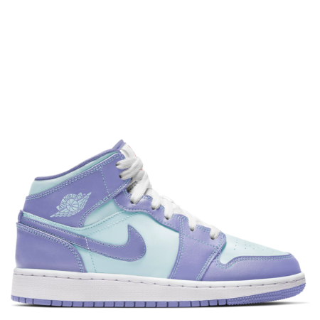 Air Jordan 1 Mid GS 'Purple Glacier Blue' (554725 500)