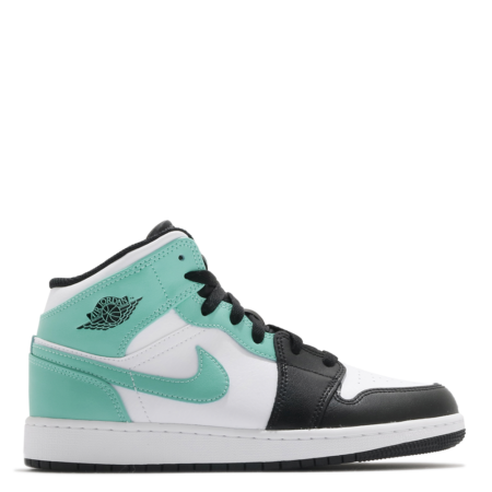 Air Jordan 1 Mid GS 'Island Green Igloo' (554725 132)