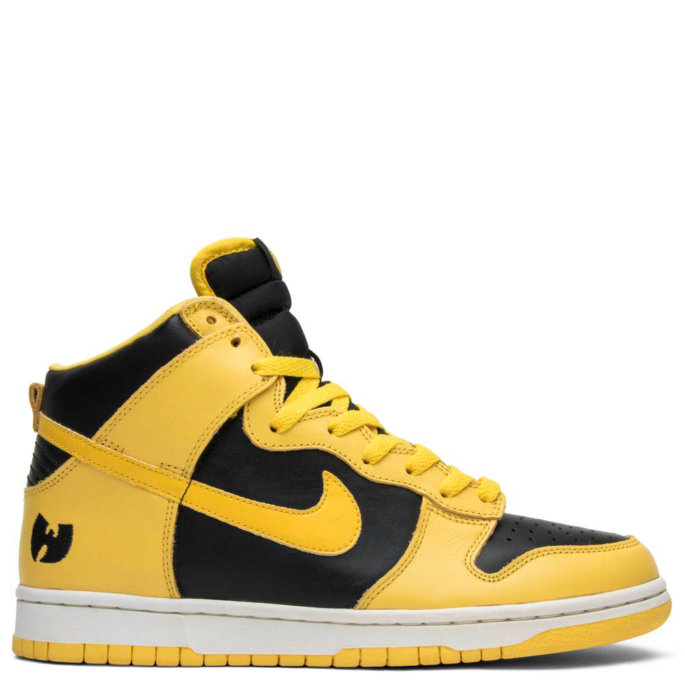 Nike Dunk High LE Wu-Tang BLACK / BRIGHT GOLDENROD-BLACK 630335 073