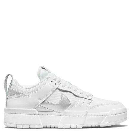 Nike Dunk Low Disrupt 'White Metallic Silver' (DJ6226 100)