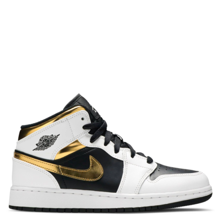 Air Jordan 1 Mid GS 'White Gold' (554725 190)