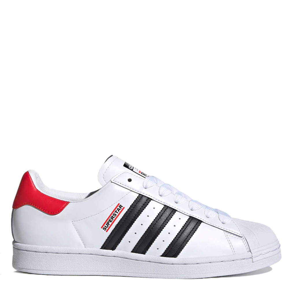 Adidas Superstar x Run DMC ’50th Anniversary’ CLOUD WHITE / CORE BLACK / HI-RES RED FX7616