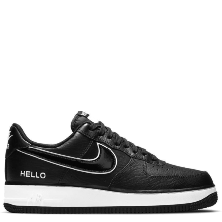 Nike Air Force 1 'Hello Black' (CZ0327 001)