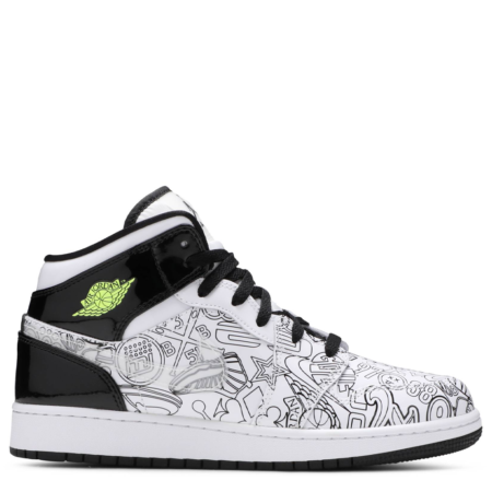 Air Jordan 1 Mid SE GS 'DIY' (DC4099 100)