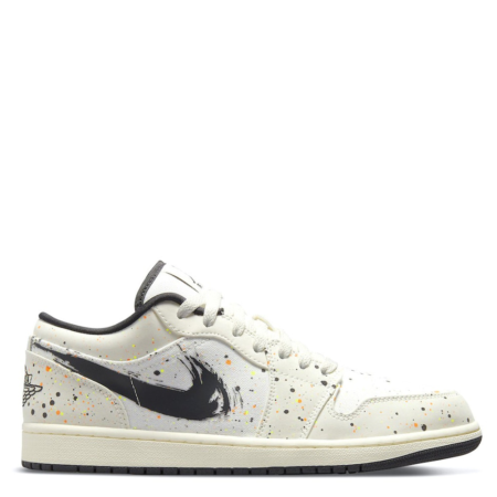 Nike Air Jordan 1 Low 'Brushstroke Swoosh - Paint Splatter'