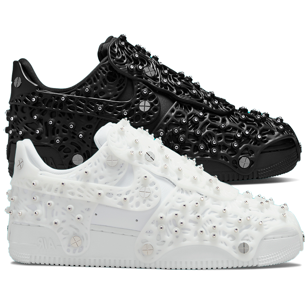 Swarovski x Nike Air Force 1 'Black' & 'White'