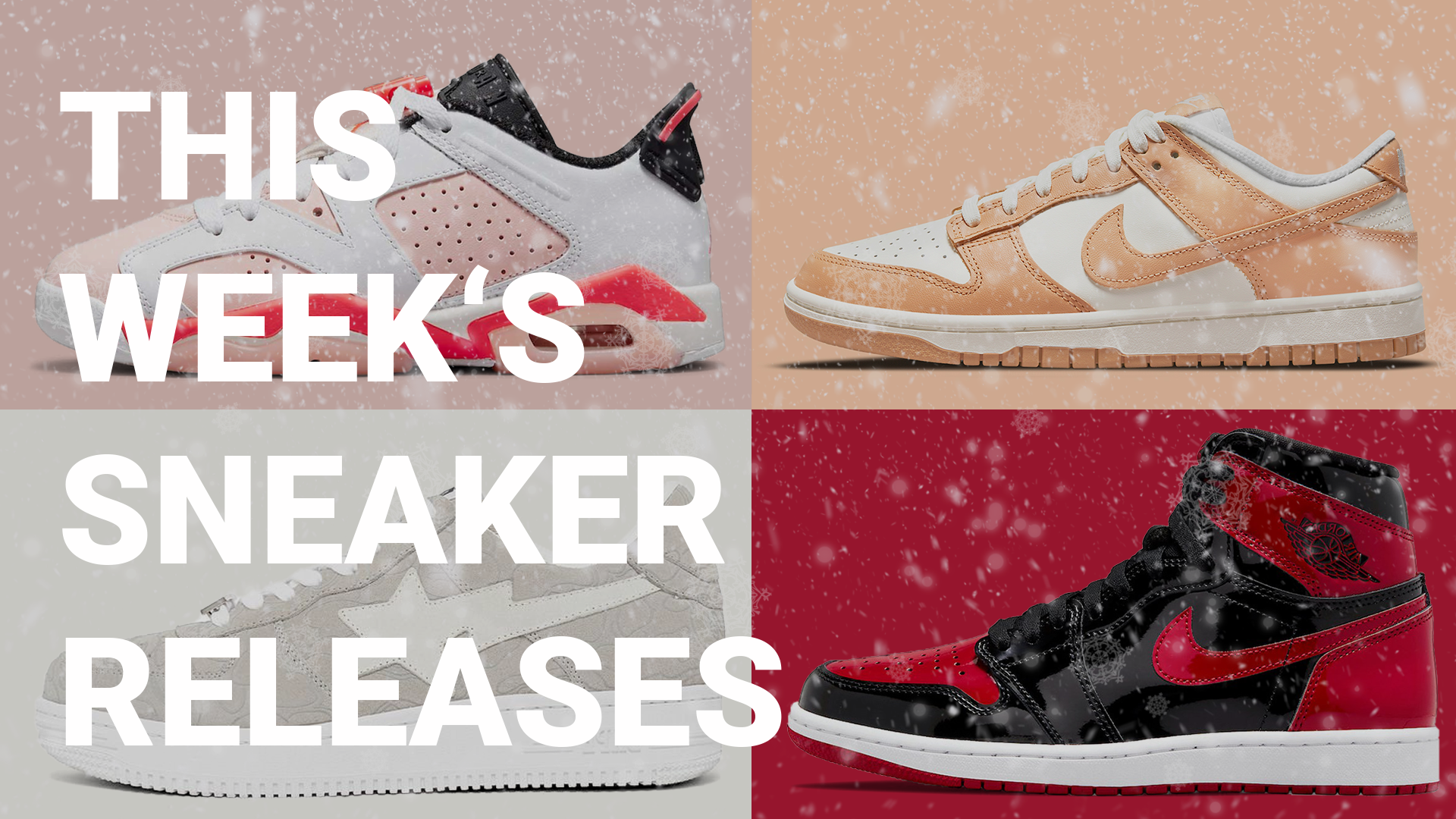 Weeks Sneaker Releases Template - Neujahrs Edition