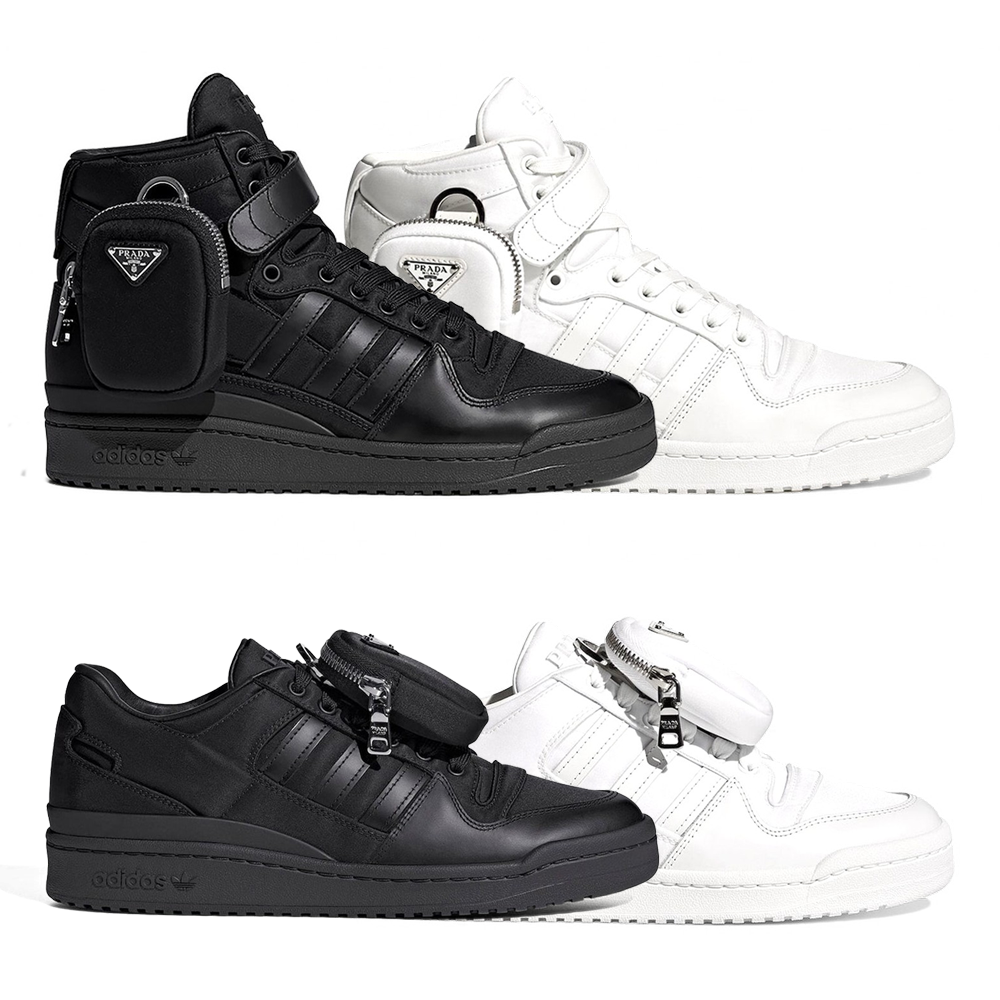 Adidas Forum Low/High Prada 'Core Black' & 'White'