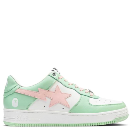 A Bathing Ape Bapesta Low 'Pastel Pack - Green' (1H70191005 GRN)