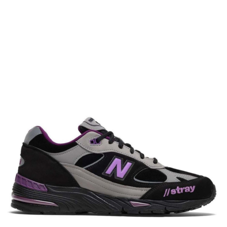 New Balance 991 Made in England Stray Rats 'Black Purple' (M991SRP)