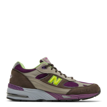New Balance 991 Made in England Stray Rats 'Purple Green'