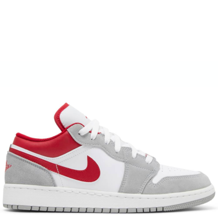 Air Jordan 1 Low SE GS 'Light Smoke Grey Gym Red' (DM0589 016)