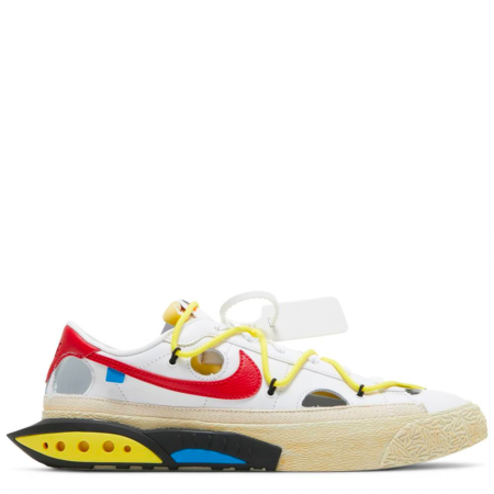 Nike Blazer Low Off-White 'White University Red' (DH7863 100)