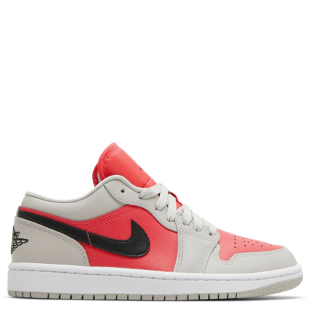 Air Jordan 1 Low 'Light Iron Ore Siren Red' (W) (DC0774 060)