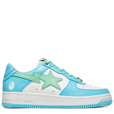 A Bathing Ape Bapesta Low 'Pastel Pack - Sax' (1H70191005 SAX)