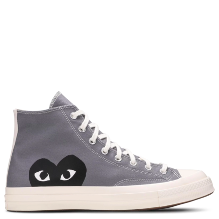 Converse Chuck 70 Hi Comme des Garçons PLAY 'Steel Gray' (171847C)