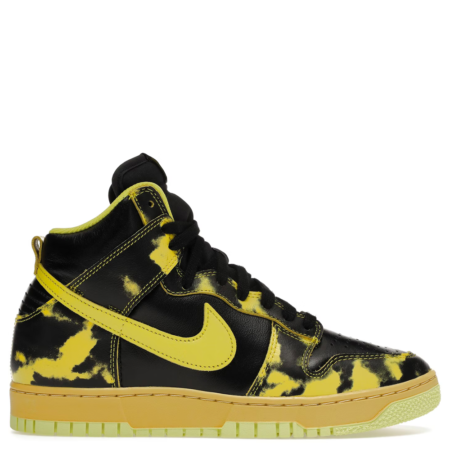 Nike Dunk High 1985 'Yellow Acid Wash' (DD9404 001)