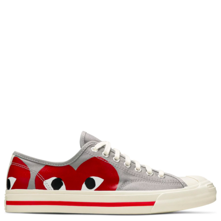 Converse Jack Purcell Comme des Garçons PLAY 'Drizzle Red' (171260C)