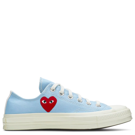 Converse Chuck 70 Low Comme des Garçons PLAY 'Bright Blue' (168303C)