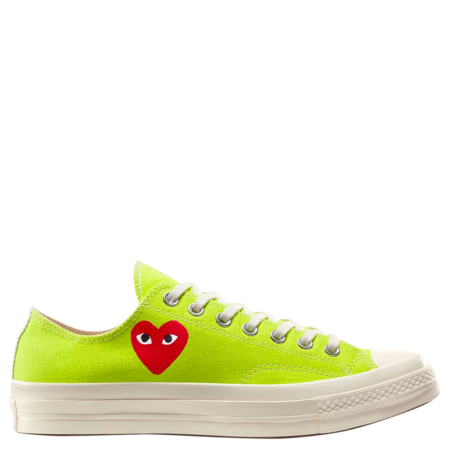 Converse Chuck 70 Low Comme des Garçons PLAY 'Bright Green' (168302C)