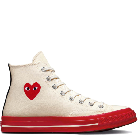 Converse Chuck 70 High Comme des Garçons Play 'Pristine Red' (A01794C)