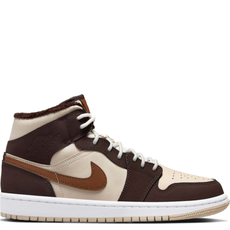 Air Jordan 1 Mid SE 'Cream Dark Chocolate' (W) (DO6699 200)