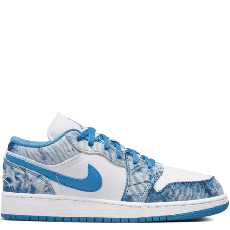 Air Jordan 1 Low GS 'Washed Denim' (DM8947 100)