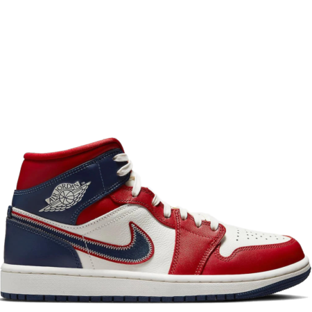 Air Jordan 1 Mid SE 'USA' (2022) (W) (DQ7648 600)