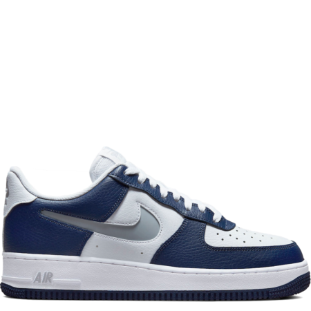 Nike Air Force 1 '07 LV8 Cut Out Swoosh 'White Navy Grey' (DV3501 400)