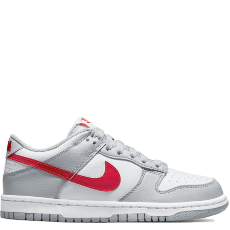 Nike Dunk Low GS 'Grey Red' (DV7149 001)