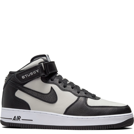 Nike Air Force 1 Stüssy Mid 'Black' (DJ7840 002)