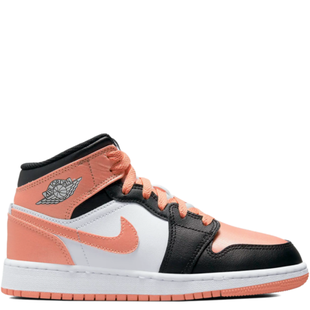 Air Jordan 1 Mid GS 'White Light Madder Root' (DM9077 108)