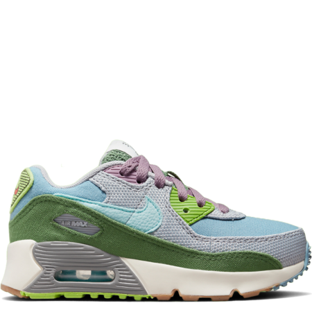 Nike Air Max 90 SE GS 'Sun Club - Worn Blue Treeline' (DQ4016 400)